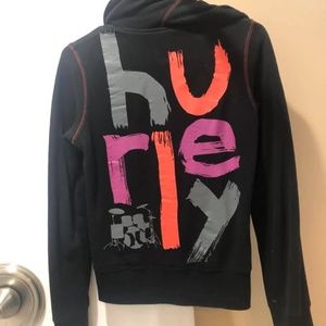 Hurley size small reversible sweatshirt